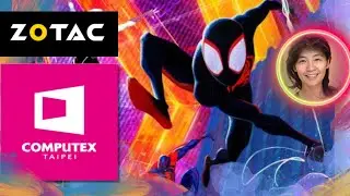 Le Spider-Verse de Zotac au Computex 2023 et un mini-PC Pico AirJet, en compagnie de Spider-Man