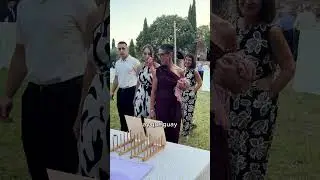 Pintando en la boda de Anaïs y Raquel - Sandra Duarte Live Art
