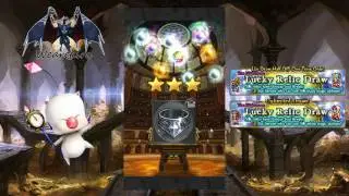 FFRK - The Nightmare Relic Draw (Black Mage and White Mage) 2X11 Rare Relic Draw