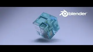 Abstract Motion Graphics Cube Animation In Blender 3D