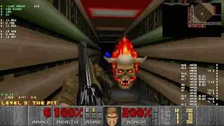 Doom II: Hell on Earth - Map 09 (The Pit) UV-Speed in 25.77 [TAS]