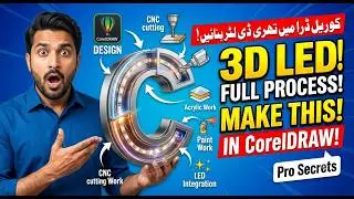 3D Acrylic LED Letters: Complete Making Process (CorelDRAW to Final Install)