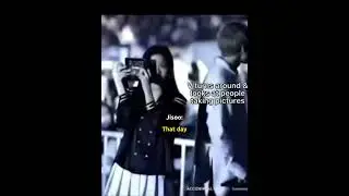 Taehyung protecting jisoo 😫 