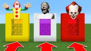 YANLIŞ KORKUNÇ PORTALI SEÇERSEN ÖLÜRSÜN! 😱 - Minecraft (HELLO NEIGHBOR, GRANNY, PENNYWISE)
