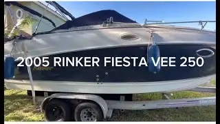 2005 RINKER Fiesta Vee 250 w/ 2020 MerCruiser 357 Mag Bravo 4V (50HRS)