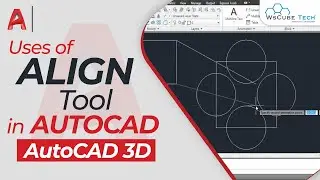 How to Use Align Tool in AutoCAD 3D | Create Align Object in AutoCAD 3D Modeling