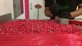 Making Heart Shape Candy | Cute Heart-shaped Handmade Candy Making / 수제 사탕 만들기 / Candy Store