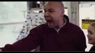 Get your f*cking hands off him now-This is England shop scene