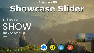 Swiper Slider Series  - Showcase Slider | Episode 09 | JavaScript | Swiper JS
