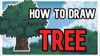 Pixel-art tutorial : How to draw Tree! Part 2