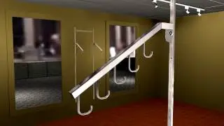 Five-Hook Waterfall Faceouts for Medium Duty Wall Standards