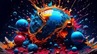 Colors In The Dark - Copyright Free Background Video Screensaver 4K, No Sound (Ultra HD)