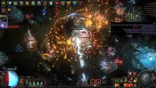 [PoE 3.18] Phantasmal Cremation vs Aul, Depth 1151 - 3 Man HP Carry