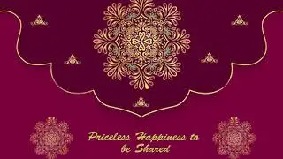 Wedding invitation video | Engagement Invitation Video | Free & Blank Video 0197