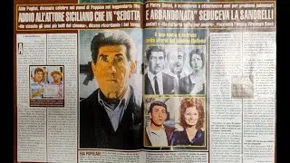 (2024). Addio all'attore Aldo Puglisi che in "Sedotta e abbandonata" seduceva la Sandrelli.