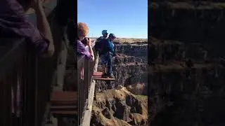 Tandem BASE jump Twin Falls Kim