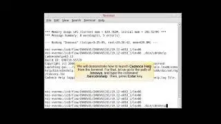 How To: Launch Cadence Help