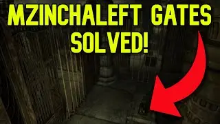 How to Solve the Gate Puzzle in Mzinchaleft | Skyrim Puzzle Guide