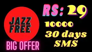jazz sms pkg monthly | jazz sms package 1 day | free SMS | MAK Services