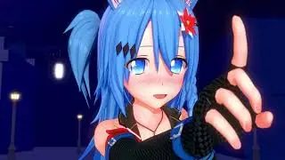 MMD kiri - Boo [closed up]