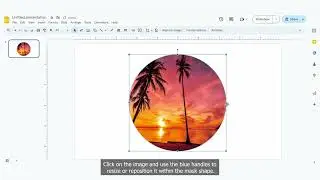 How to Insert Crop or Mask Images In Google Slides