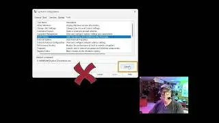 Troublehsooting MSCONFIG