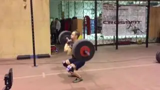 Взятие на грудь в сед 115кг