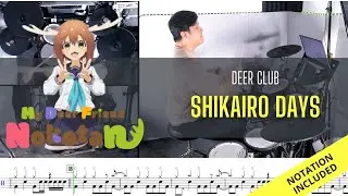 My Deer Friend Nokotan OP| Deer Club| Shikairo Days| Drum Cover| Raymond Goh