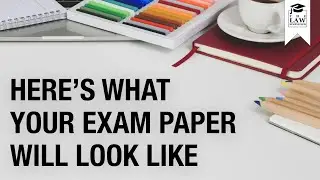 Here's What Your Exam Paper Will Look Like