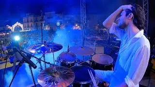 Cecè Barretta - Iu Nun Ti Pozzu Amari (Live) Rosarno - Piazza Duomo | DRUM CAM