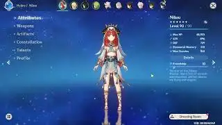 C0 Nilou With 4-Piece Glided Dream | Genshin Impact 3.1 Leaks