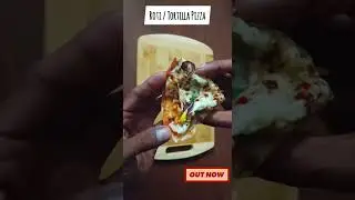 Hungry? roti pizza recipe for kids. #rotipizza #tortillapizza  #quicksnack #shorts
