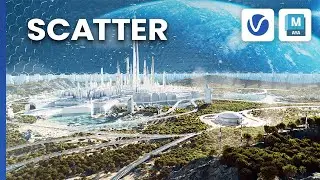 Scatter millions of objects in your scenes with Chaos Scatter in V-Ray for Maya