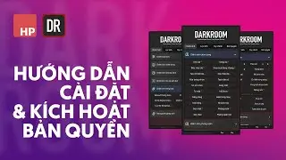 Cách cài đặt và kích hoạt bản quyền panel DARKROOM