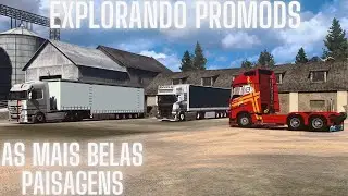 EURO TRUCK SIMULATOR 2-#simulador  PROMODS PAISAGENS TOP DEMAIS