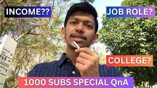 How Much Money Do I Make? 1000 Subscribers Special QnA