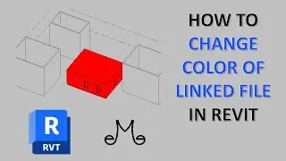 Revit Tutorial - Linked model color override
