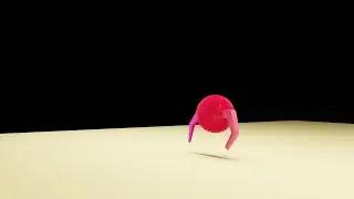 Flufy. First Try Animate a Character Blender