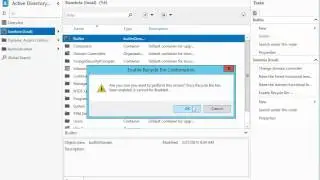 Active Directory Recycle Bin Feature In Windows Server 2012 R2