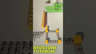 Very Compact Memory | Minecraft Redstone Tutorial