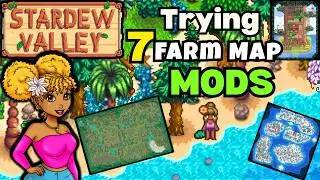 Trying Out 7 NEW Stardew Valley Farm Maps & More!