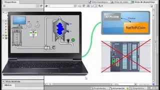 Communication of the SCADA InTouch with the S7-PLCSIM SIMULATOR