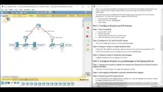 2 5 1 2 Packet Tracer   Configure Cisco Routers for Syslog, NTP, and SSH Operations part 2