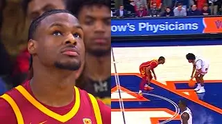 Bronny James Second Game USC vs Auburn Tigers 🔥🔥 | Full Highlights l December 17, 2023