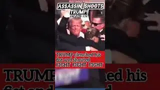 TRUMP IS SHOT.