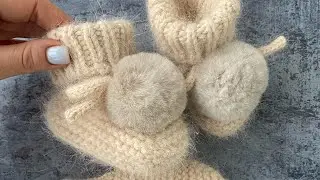 Вдохновение)Как из обычных помпонов получились такие пупсики)