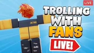 Trolling random Roblox noobs on games | Jetro LIVE