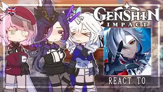 Past Fontaine Characters react to Arlecchino | Traveler | Genshin Impact | Gacha Club