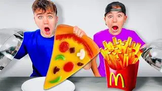 GUMMY FOOD VS REAL FOOD CHALLENGE - Bonbons ou Vraie Nourriture ?