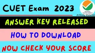 UG Cuet 2023 Officially Answer key Released by NTA - What about Result